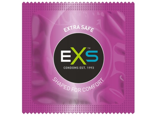 EXS EXTRA SAFE zahustené kondómy, extra zvlhčené, sada 25 ks.
