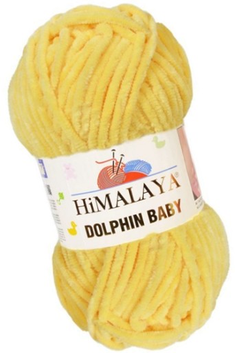 Dolphin Thick Baby Himalaya YELLOW priadza 80313 Plyš