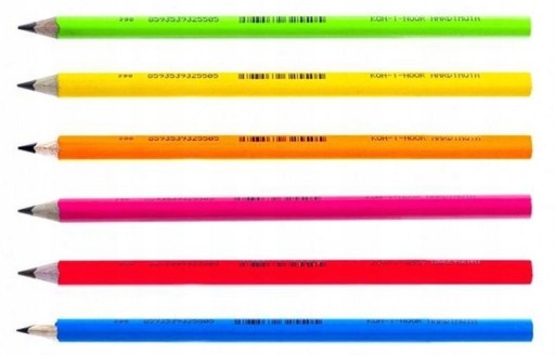 ceruzka B HRUBÝ JUMBO mix farieb KOH-I-NOOR