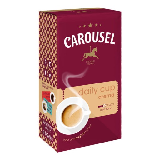 Carousel Coffee Daily Cup Crema mletá káva 500g
