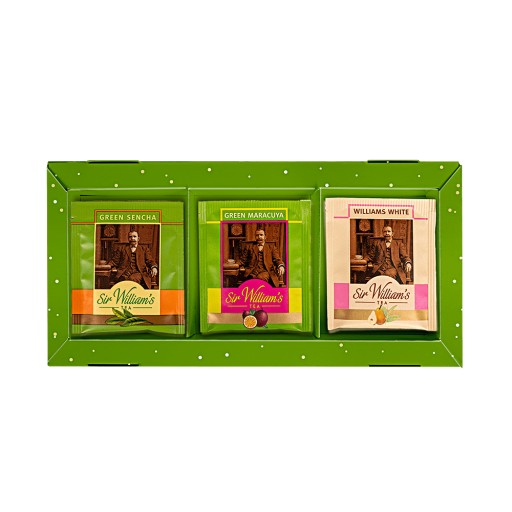 Sada zeleného čaju Sir William's Chocolate Box