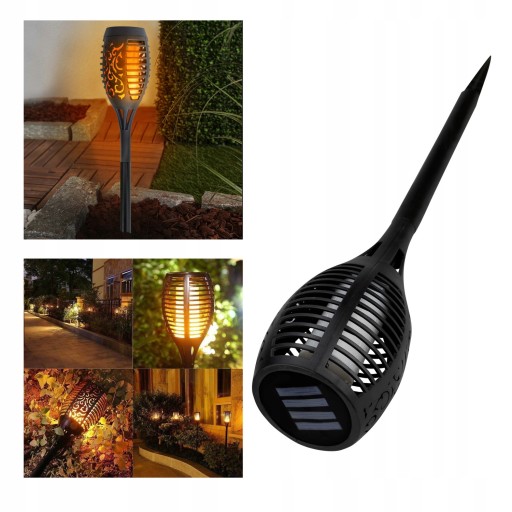 VEĽKÁ solárna záhradná lampa 58CM TORCH