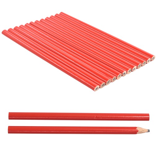 STAVEBNÁ CERUŽKA TECHNICKÁ ceruzka 18cm SADA ceruziek 12 kusov