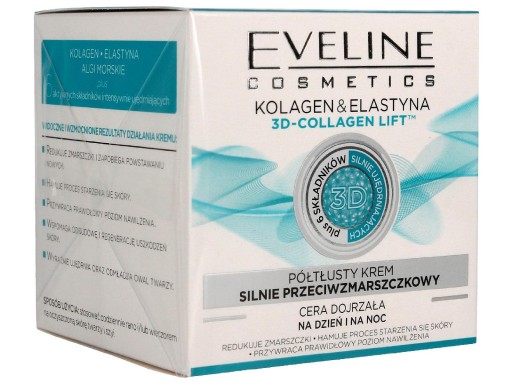 Silne protivráskový krém Eveline Cosmetics Collagen & Elastin