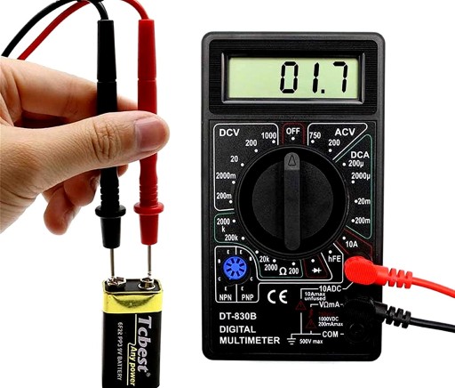MERAČ PRÚDU DIGITÁLNY LCD MULTIMETER