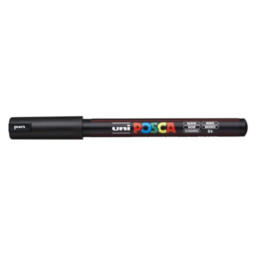 POSCA ZNAČKOVAČ PC-1MR UNI S FARBOU PLAGÁTU, ČIERNA