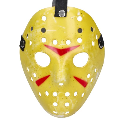 Strašidelná hororová maska na Halloween vorhees