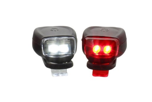 SET LED OSVETLENIA PRE BICYKEL PREDNÉ A ZADNÉ