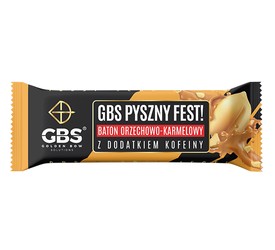 GBS PysznyFest karamelovo-orechová tyčinka s kofeínom