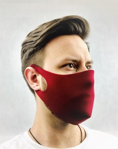 Ochranná maska, flexibilná NEOPRENOVÁ maska na tvár