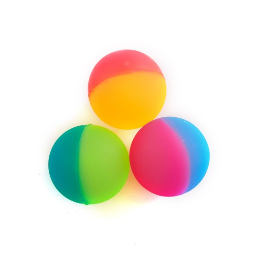 XXL gumená guľa, 4,3 cm fluo