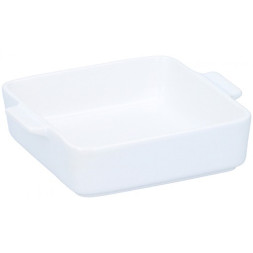 Keramická zapekacia misa, biela, 550 ml