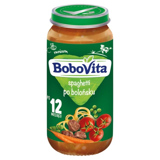 BoboVita Večera Boloňské špagety 1-3 roky, 250g