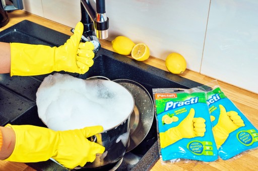 PACLAN RUBBER GLOVES S Citrónová vôňa