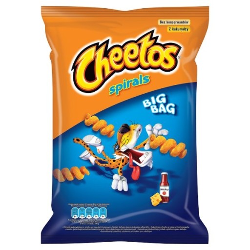 Cheetos Špirály Syr s kečupom Chrumkavý 80g