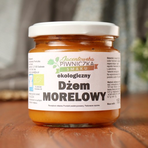 Bio marhuľový džem LOW SWEET 180g Jacentowska Piwniczka