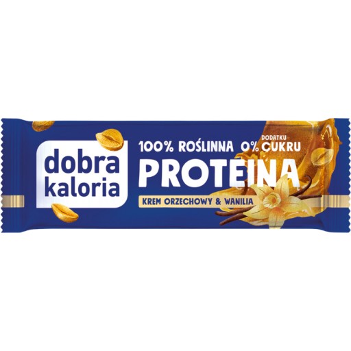 DOBRÉ KALÓRIE Oriešková Vanilková PROTEÍNOVÁ tyčinka
