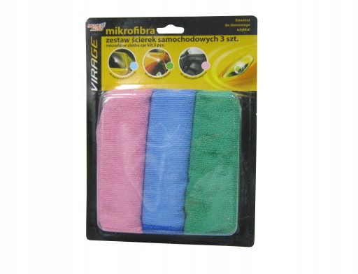 AUTA Z MIKROVLÁKNA x 3KS SET