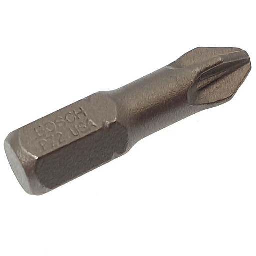 BOSCH PZ2 EXTRA HARD BIT, vyrobený v USA