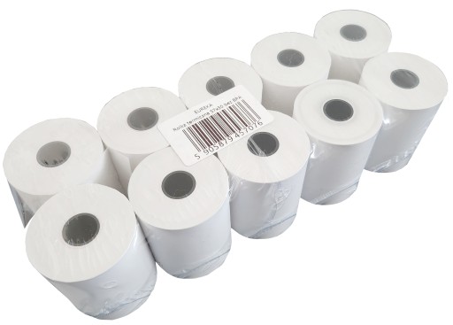 Termorolka do registračných pokladníc, fiškálnych tlačiarní, terminál 57x30, 10 ks. papier