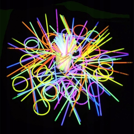 Fluo Chemical Light Náramky 50 KS