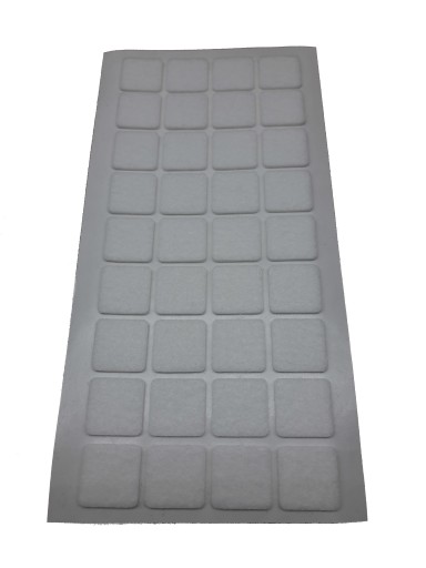 PLSTENÉ PODLOŽKY PRE BIELÝ NÁBYTOK 20X20 PREMIUM