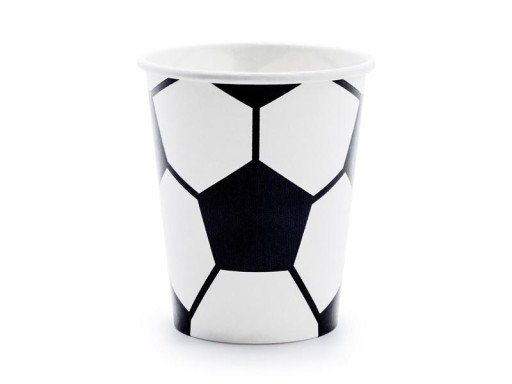Futbalové poháre 220 ml 6 ks.