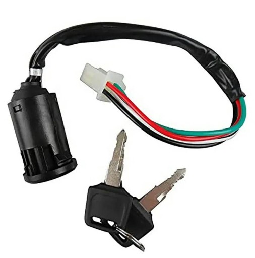 UNIVERZÁLNY SPÍNAČ ZAPAĽOVANIA ATV QUAD 110 125 150 200 250 4 PIN 2 KĽÚČE