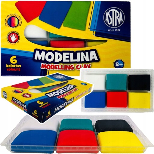 Modelovacia hmota 6 farieb ASTRA
