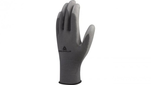Bezšvové polyamidové pletené rukavice, šedá veľkosť 10, VE702GR10