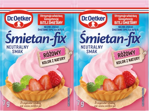 DR. Oetker Śmietan-fix ružová 2 x 7 g