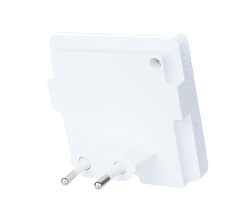Štvorcová nočná lampa s LED kontaktom, žltá, 1W
