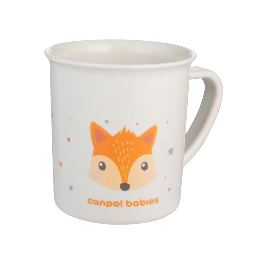 Canpol Plastový pohár s uškom pre deti Pohár 170 ml CUTE 12m+