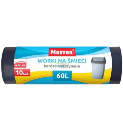 Master vrecia na odpadky 60L Ldpe 10 ks