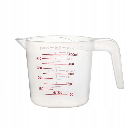 Kuchynská odmerka, džbán s odmerkou 500 ml
