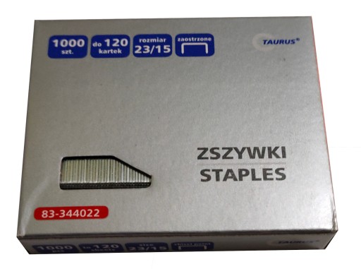 Sponky 23/15 Býk 1000 ks. 83-344022