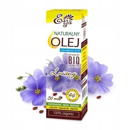ETJA Prírodný ľanový olej BIO olej 50 ml