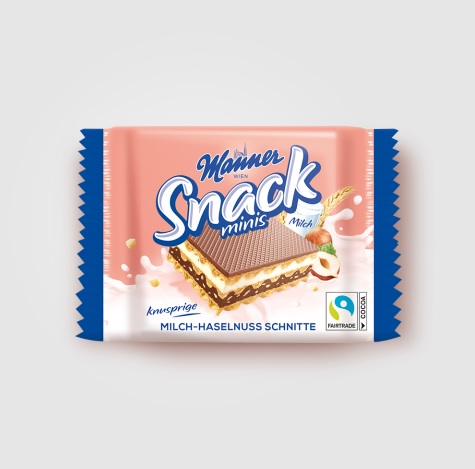 Oblátkový snack minis mlieko a orechy 5*25g