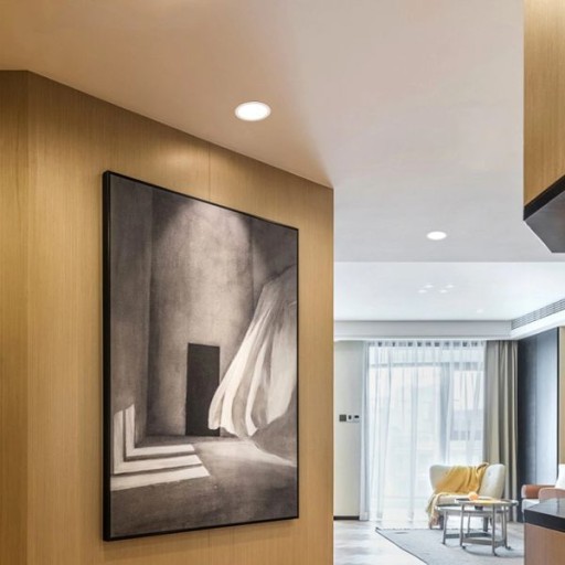 Videx LED vstavané svietidlo, biele, okrúhle, 12W, 900lm, 4000