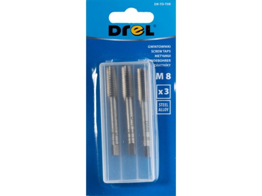 ZÁVITNÍKY SADA ZÁVITNÍKOV 3 ks M8 X 1,25 mm