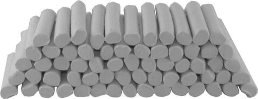 Sypaná PLASTIKA 1kg sivé tyčinky ST.MAJEWSKI