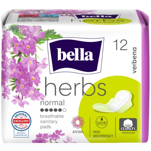 BELLA Hygienické vložky Herbs Verbena 12 ks.
