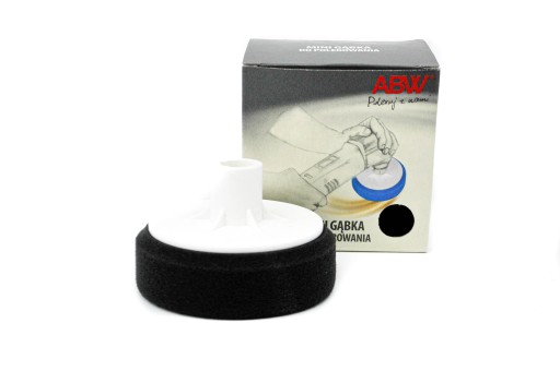 ABW Leštiaci vankúšik Mini Thread Black Soft 80 mm