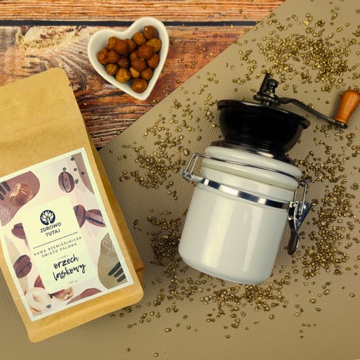 Zrnková káva s príchuťou ORECH Arabica, čerstvo pražená Zdravá tu 150 g