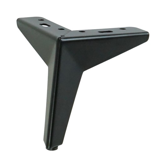 Nábytková noha 13 cm, moderná hviezdicová noha, čierna noha, loft