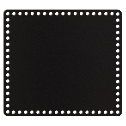 čierny základný košík dno 28x31cm HDF obdĺžnik