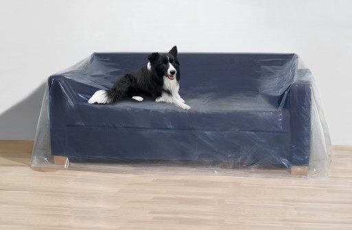 Ochranný fóliový poťah na 4-miestnu pohovku. PRE PSA