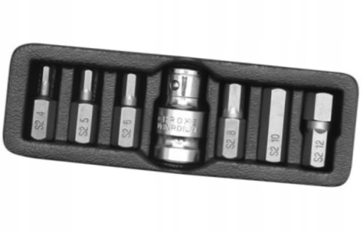 YATO SADA ŠPECIÁLNYCH KĽÚČOV, IMBUS HEX BITS, 7 ks.
