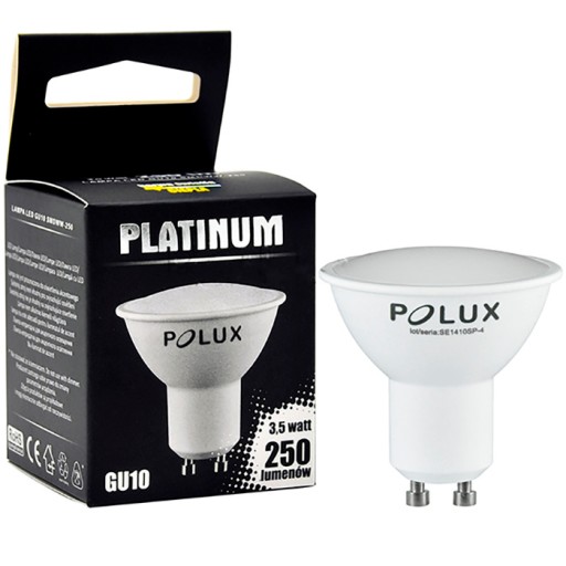 GU10 LED žiarovka 3,5W 250LM 3000K Teplá biela Úspora energie Bez blikania