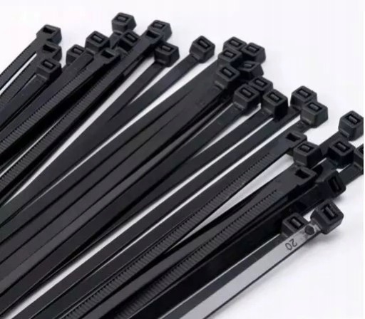 KABELOVÉ VIAZAČKY Zipsové VIAZAČKY ČIERNA 3,6 mm x 300 mm 100 ks.